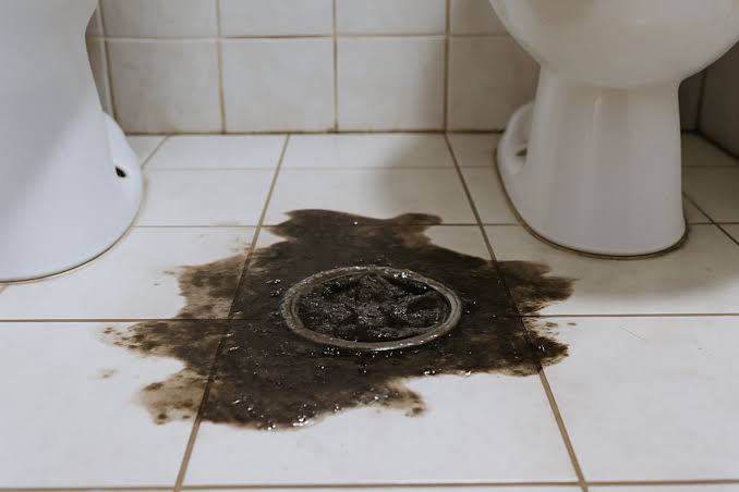 Problema de esgoto com mau cheiro e refluxo