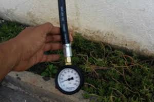 Equipamento de teste de pressão para verificar vazamentos