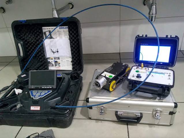 Equipamento de vídeo inspeção de tubulações